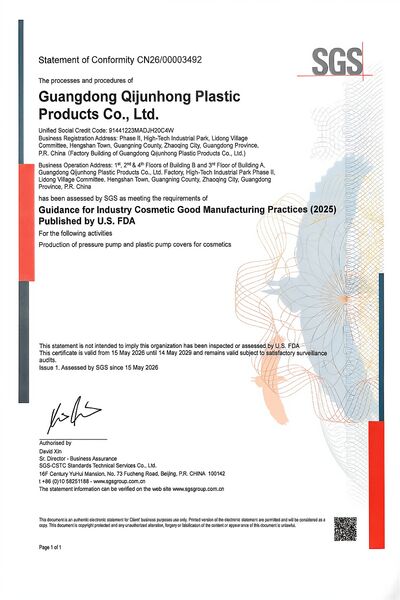 CINA FOSHAN QIJUNHONG PLASTIC PRODUCTS MANUFACTORY CO.,LTD Profil Perusahaan