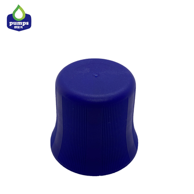 Tutup Botol Plastik OEM Tutup Warna Biru Topi Tinggi Besar Untuk Ukuran Leher 33mm