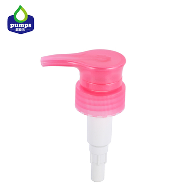 Pompa Lotion Kosmetik Plastik dalam Penutupan Ribbed Liquid Washing Clean