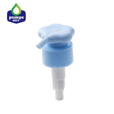 Pompa Dispenser Sabun Biru 28mm Bergaris / Pompa Sekrup Plastik Khusus