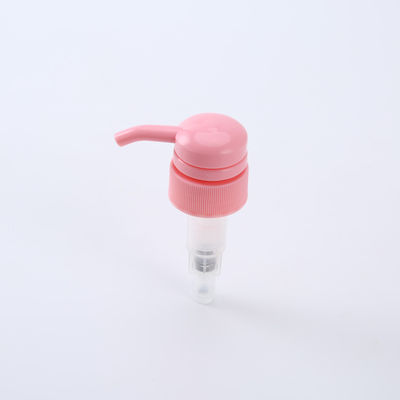 Tidak Tumpah Lotion Dispenser Pump 28/415 LDPE Struktur Kiri Kanan Untuk Botol Kosong