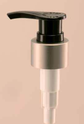 24-410 28-410 Matte Gold Lotion Pump, Pompa Dispenser Sabun Logam OEM Terima