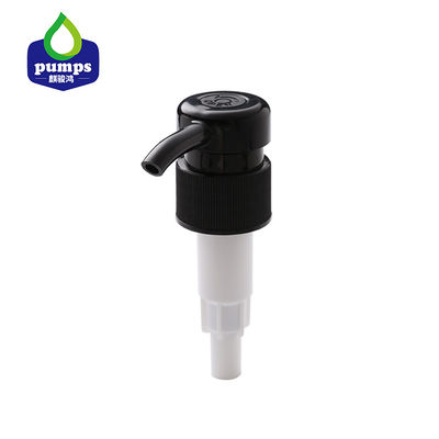 28mm 4CC Screw Black Plastic Soap Pump untuk Shampoo Shower Gel