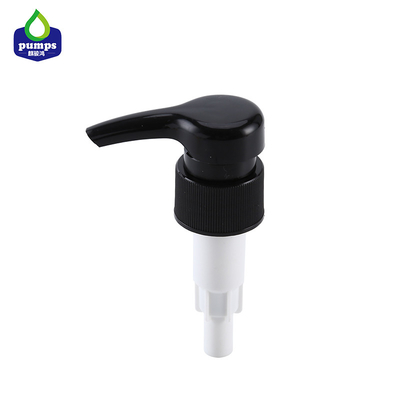 Pompa Lotion Hitam 28mm, Pompa Dispenser Sabun Cair Plastik 4cc Dosis Besar