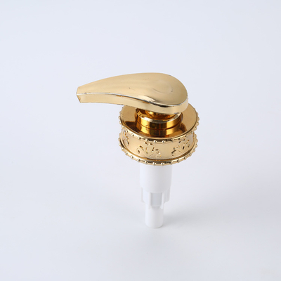 4 cc / T Pompa Lotion Kosmetik Botol Sampo Aluminium Gold Dispenser Pump
